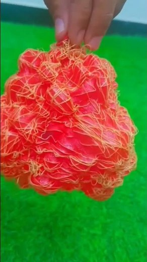 String Balloon 😍 | Making a string Ball | Art Using thread & Balloon #diy #viral #shorts #trending