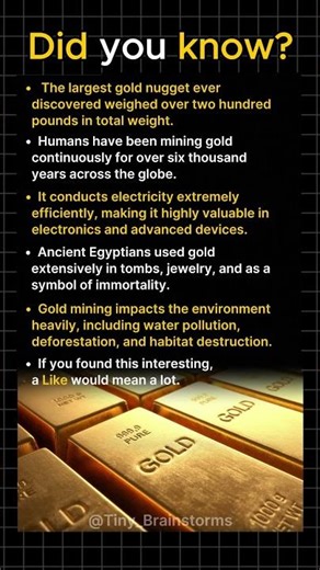 Gold Facts That Will Surprise You