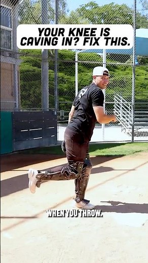 Why Your Knee Collapses When You Throw (Catcher Fix)