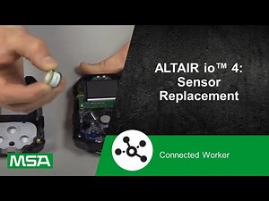 ALTAIR io™ 4: Sensor Replacement