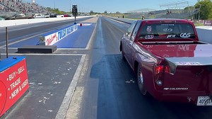 Compressed Air Supercharging making some serious power today on this stock 6.0l from Carters Engine!!! Aprox 14/1500 horsepower! This ole heavy 3250 pound truck getting down today at Mid-West Drag Racing Series Tulsa Raceway Park today!!!!! Come on out AMP EFI - MS3Pro Engine Management QA1 Crower Cams & Equipment Co. Stroud Safety Moser Engineering Digital Dash EFI Baron Racing KICKER | Tina Pierce Racing