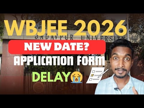 Wbjee Application Form Date | Wbjee Application Form Delay 😭| Registration form delay 😭|#wbjee