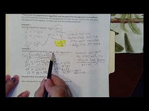 MAC1140 Lecture Sect 5.6 Logarithmic and Expnential Equations