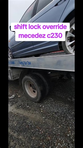 shift lock location mercedez c230