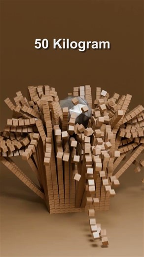 Cuboid vs Ico Sphere Physics Simulation