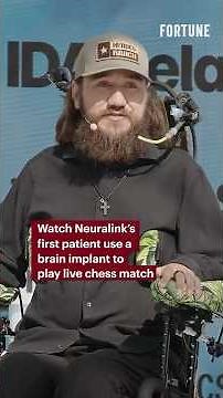 Watch Neuralink’s first patient use brain implant to play live chess match #Neuralink #chess