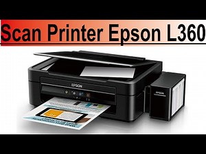 Cara scan dokumen di printer epson L360 series
