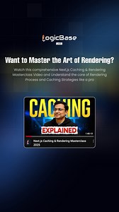 Confused by Next.js rendering types? Learn the difference between SSR, SSG, ISR, and CSR in 60 seconds! Perfect for devs working with React and Next.js 15. Watch the full in-depth video guide on logicBase Labs YouTube Channel. Link in comments. | Sumit Saha