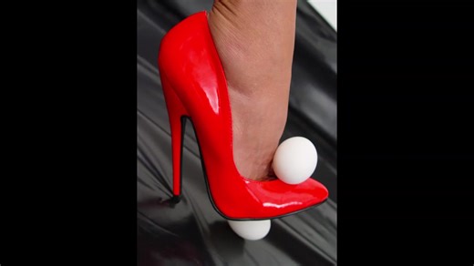 Mistress Omega returns with another delicious display of dominance—this time with glossy, seductive red heels and a dozen helpless eggs crushed beneath her perfect feet. Every step is slow, controlled, and intentional. The crack… the splatter… the ruin beneath her heels is pure fetish pleasure. For those who crave messy domination, food crush, splooshing, and addictive destruction, this one is for you. Watch the shells crack, the yolk spread, and the Mistress never miss a beat in her ruthless el