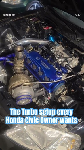 Honda Civic VTEC Turbo Setup