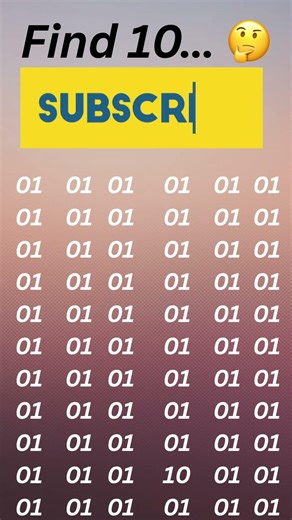 Can you find 10 in the Puzzle??? #puzzle #iqtest #youtubeshorts #brainteaser #gkquiz