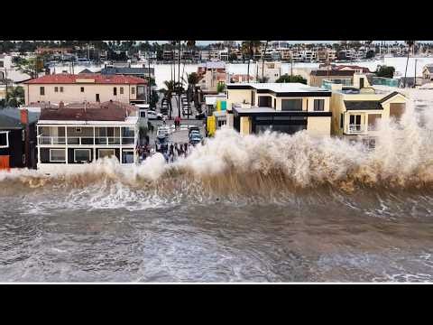 🚨 Southern California Coastal Disaster: 75 Yards of Beach Lost, 14 Homes Damaged & Roads Flooded