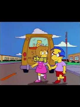 The Dispute Between Bart and Milhouse #thesimpsons #simpsons #comedyshorts