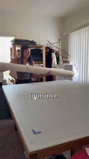 First wearable toile of my wedding dress is sewn #diywedding #diybride #weddingdress