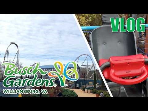 What's NEW at Busch Gardens Williamsburg in 2026? March 2026 Vlog