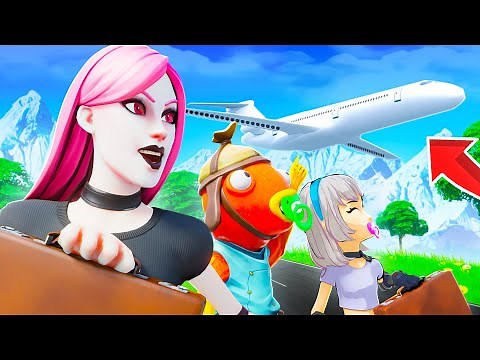 JE PRENDS L'AVION SUR FORTNITE ! - La vie de Chocoh
