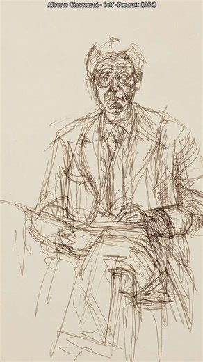 Contemporary art on Instagram: "Alberto Giacometti - Self -Portrait (1956) #albertogiacometti #giacometti"