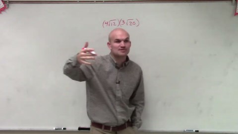 How to multiply two binomials with radical terms