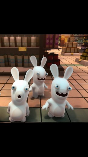 Grocery store runs: rabbids edition 🛒 #ravingrabbids #rabbidsinvasion #filmtok #foryou #millenials