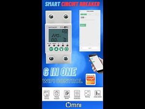 smart circuit breaker energy monitoring & sub meter switch WIFI connection to mobile. 6 in 1 - Omni