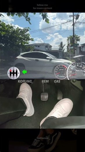 Seperti ini langsung ke 1 aja #learntodrive #beginnerdriver #tutorial