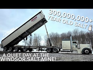 HAULING PREHISTORIC SALT !! Taking The WEIRD WAY Into The Windsor Salt Mine !!