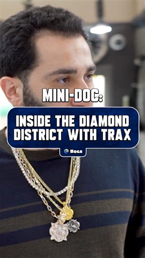 RocaNews on Instagram: "We went to NYC’s Diamond District where we interviewed @traxnyc and others about what America’s jewelry capital is like. 90% of diamonds pass through this single block, and it’s one of the most unique places we’ve seen 💎 We talked to @mike_nekta, @realhouseofdiamonds, @vookum, @bennydajeweler, & more"
