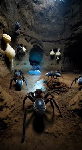Arctic Wolf Spider POV: Micro-Camera Descent Into a Hidden Tundra Burrow