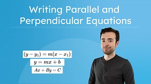 Writing Parallel and Perpendicular Equations