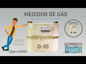 Medidor de Gás LAO GLP G-10 Grande Capacidade Alta Pressão