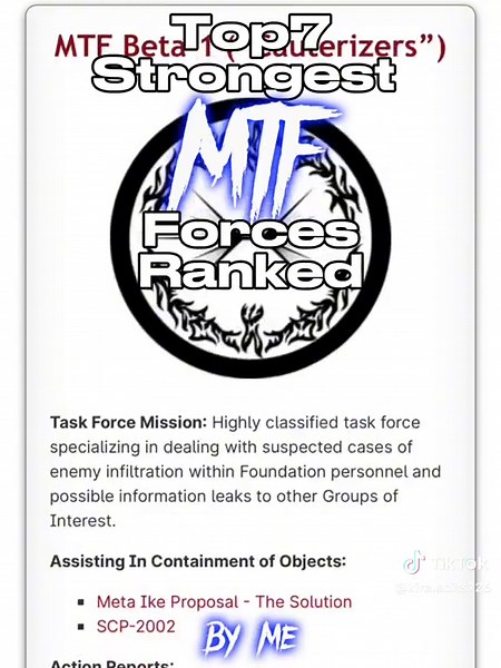 Understanding MTF Units in SCP Foundation Lore