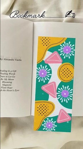 Easy Bookmark Ideas ❤️✍️ #shorts #painting #bookmark
