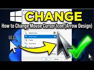 How to Change Mouse Cursor Icon | Arrow Design on Windows 11/10