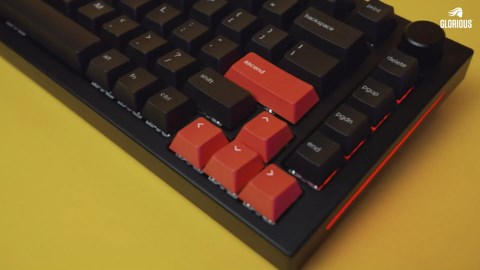 Glorious Modular Mechanical Gaming Keyboard Barebones/Pre Built/Black and White (Barebones (White))