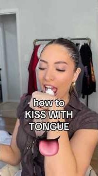 How to kiss WITH TONGUE ?!?! #frenchkissing #relationshipadvice