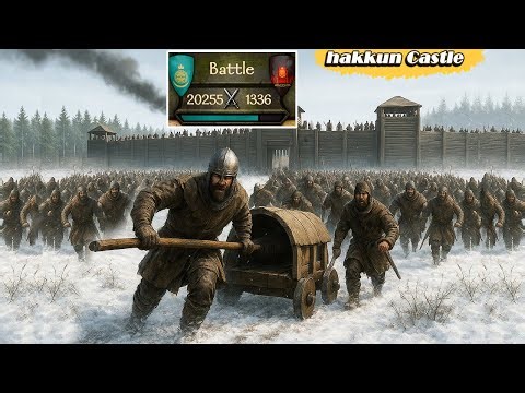 20000 Looters VS 1000 | The Most Epic Bannerlord Siege Ever || Mount & Blade 2 Tactics Hakkun Castle