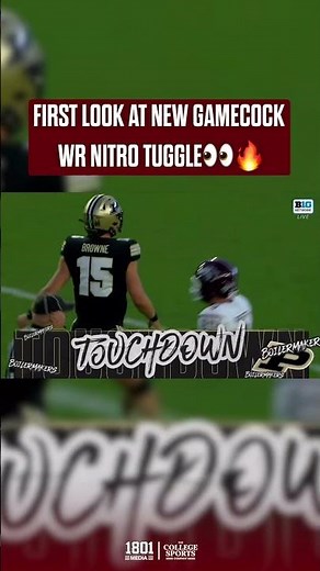 A first glimpse at new Gamecock WR Nitro Tuggle 👀🔥