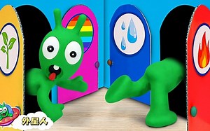 阿绿被外星人关了起来，连闯三关才集齐钥匙，可一开门惊住了！