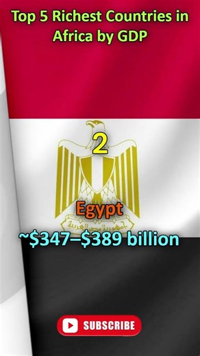 Top 5 Richest Countries in Africa by GDP #africa #richestcountry #richestcountries #africanews