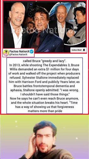 Stallone, Willis & The Words That Aged Differently
