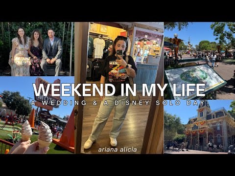 weekend vlog | cousin’s wedding, chatty moments & solo disney day
