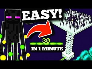 INSANE Enderman XP Farm for Minecraft 1.21+ – Java & Bedrock OP Levels!