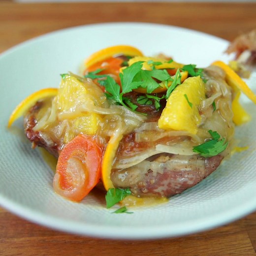 Cette recette parfaite de canard à l'orange 😍 La recette : https://www.cuisineaz.com/recettes/canard-a-l-orange-12809.aspx | Cuisine AZ