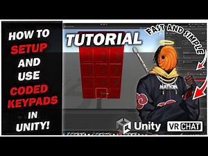 How To Setup and Use Coded Keypads in Unity for VRChat Worlds! | Unity Tutorial #vrchat #unity