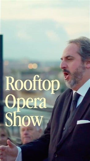 🎶Unforgettable experience in Rome🇮🇹: Rooftop Opera Show✨ | E lucevan le stelle, Tosca [Puccini]