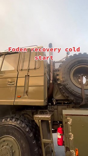 Foden 6x6 heavy recovery rolls royce eagle cold start @Joe Hewes #fitter #bodge #dirtyhandscleanmoney #rollsroyce #foden #recovery #hgv #lorry #haulage #128 | Fitter Mat