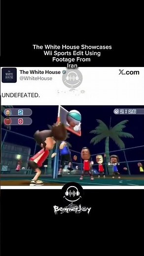 Donald Trump & White House Shares Wii Sports Edit Of Iran