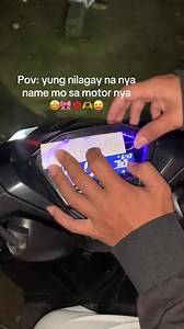 1.6K views · 11 reactions | ‼️SHOPEE SALES Customize Name for Motorcycle Panel Gauge BUY HERE https://ph.shp.ee/rbxth6r?smtt=0.0.9 | Al Maine Ghia | Facebook