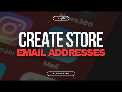How To Setup Your Shopify Store Email Address
