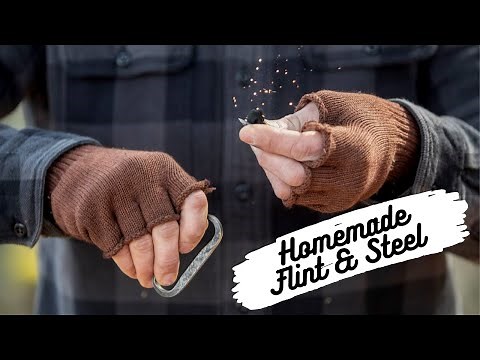 Make a Flint and Steel Fire Starter Set at Home! Quick, Easy, Fun